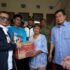 The Tangerang Regent visited the Cisoka area in the aftermath of the tornado and flood disaster.