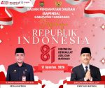 Kepala  Badan Pendapatan Daerah (Bapenda) Kabupaten Tangerang Mengucapkan Dirgahayu Republik Indonesia yang ke-81 tahun 17-Agustus 1945 – 17 Agustus 2026.