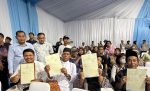 Penyerahan Sertipikat PTSL dan Bedah Rumah, Wujud Sinergi untuk Kesejahteraan Masyarakat.
